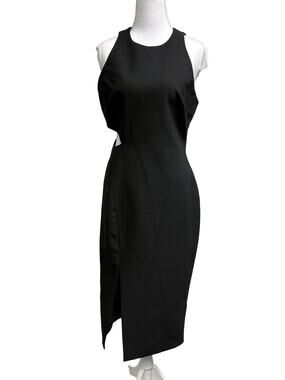 Elizabeth and James Black Cocktail Dress